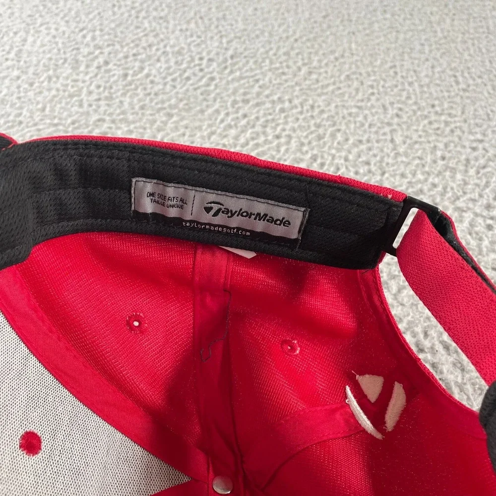 Taylor Made Golf R15‎ Aero Burner Adjustable One Size Fits All Hat/Cap Red
